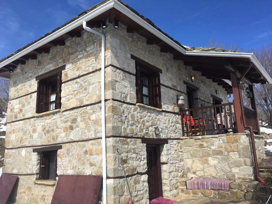 Παραδοσιακή Πέτρινη Κατοικία Στην Βλάχα Ελάτης Экстерьер фото